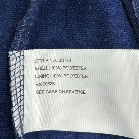 NBA Cares Track Jacket Sz L, Navy/White - Picture 7 of 8